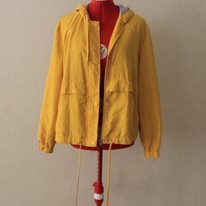 Yellow aesthetic raincoat